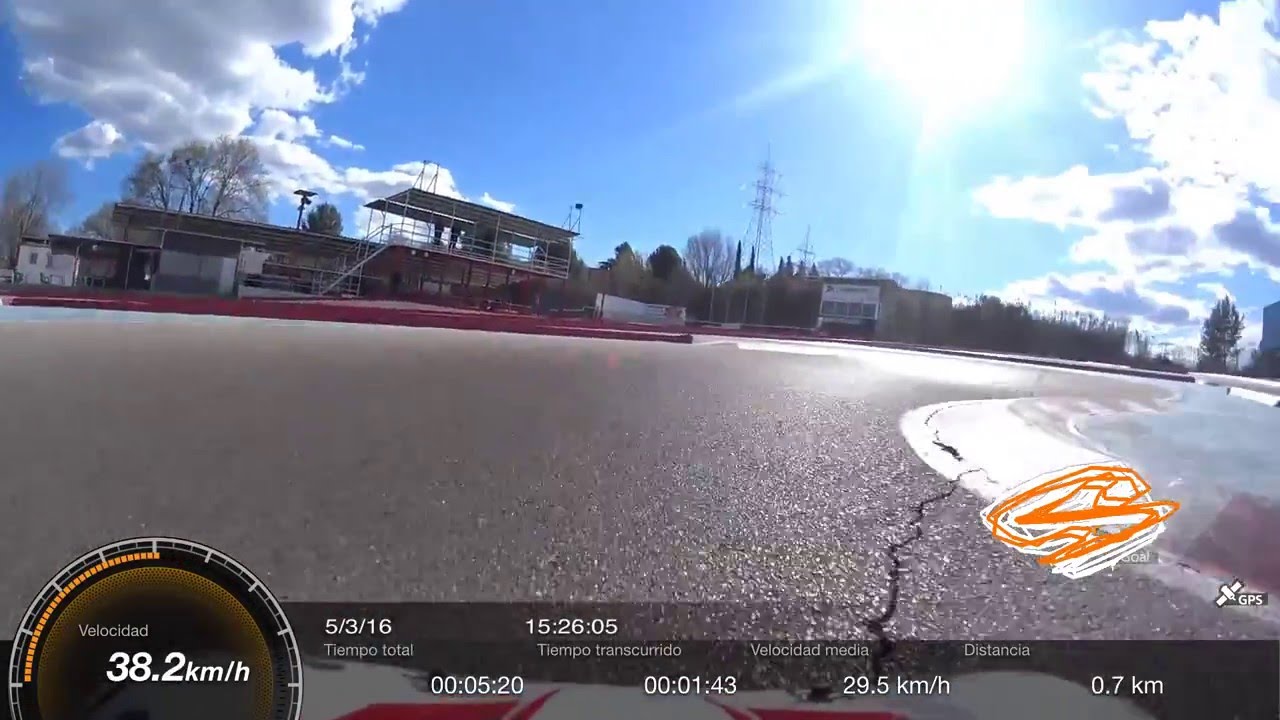Camara Onboard + GPS integrado! Velocímetro y ruta en Mugen MGT7!