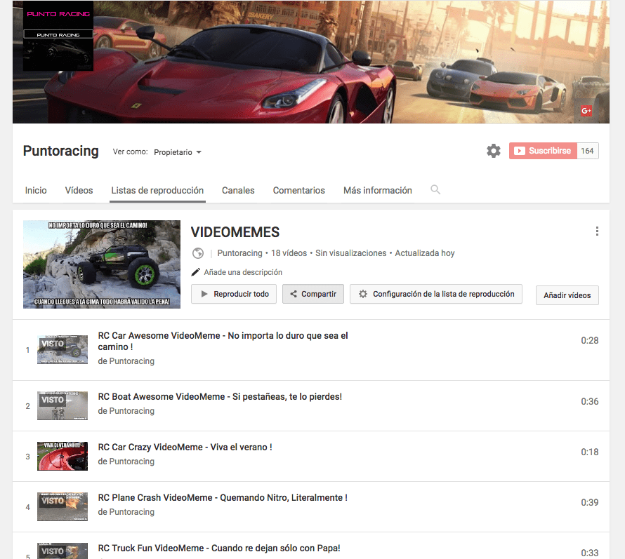 Todos los Videomemes de Puntoracing RC !