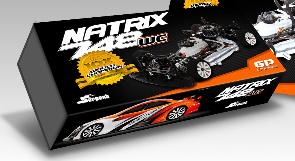 Serpent celebra su Campeonato del Mundo 1/10 Touring Gas con la versión WC del Serpent Natrix!