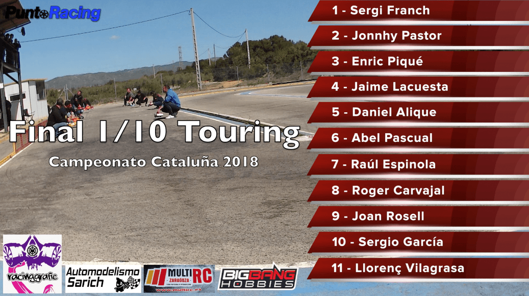 Segunda prueba del Campeonato de Cataluña 1/10 Touring Gas - Crónica - Fotos - Video