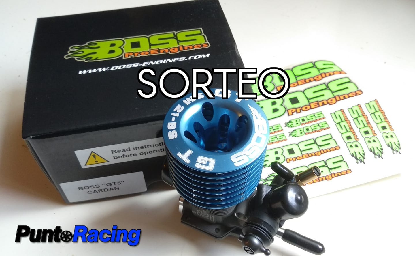 Sorteo Motor 1/8 GT BOSS GT5 !
