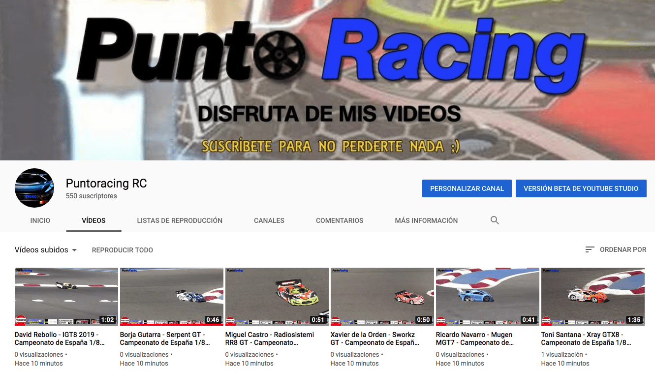 Recopilación Videos Pilotos 1/8 GT - Campeonato de España 2019