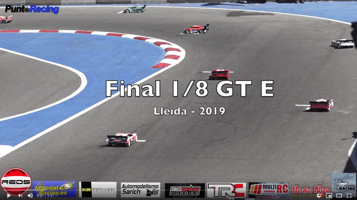 Finales 1/8 GTe - Campeonato de España 2019 1/8 GT - Lleida
