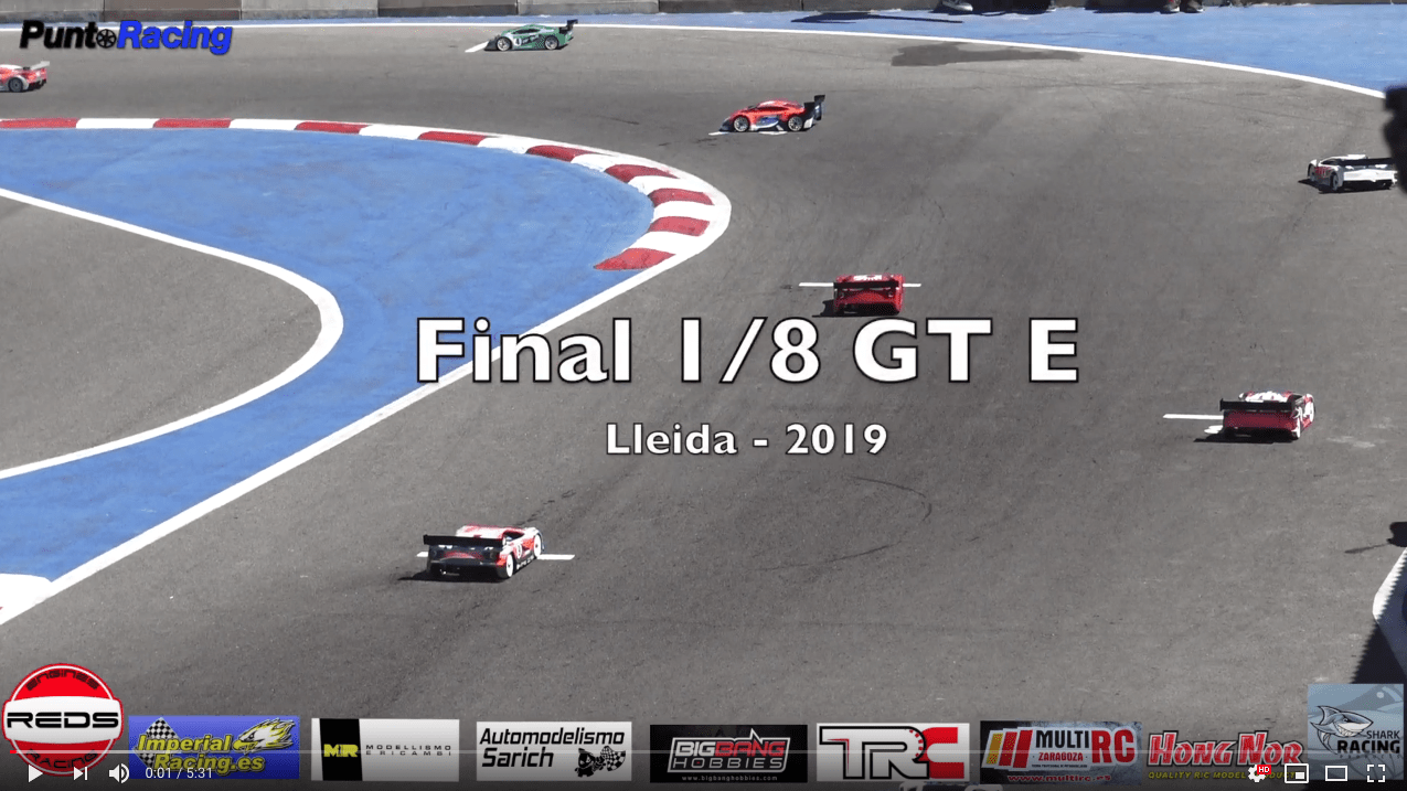 Finales 1/8 GTe - Campeonato de España 2019 1/8 GT - Lleida