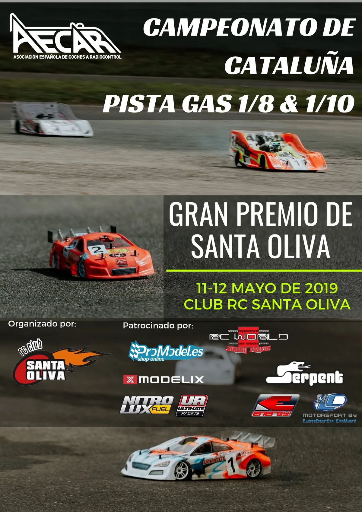 Campeonato AECAR de Cataluña PistaGas 1/8 &amp; 1/10 - Gran Premio de Santa Oliva