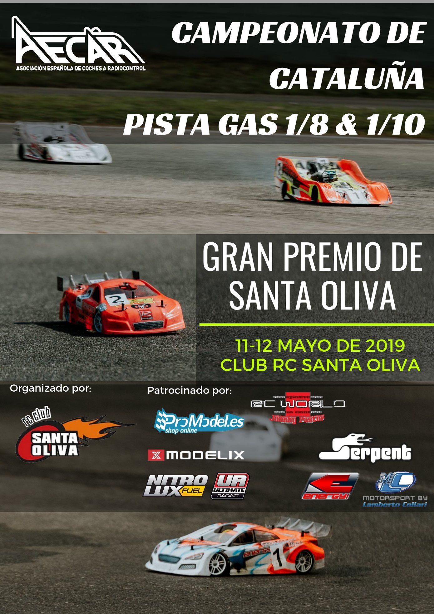 AECAR Catalonia PistaGas Championship 1/8 &amp; 1/10 – Santa Oliva Grand Prix