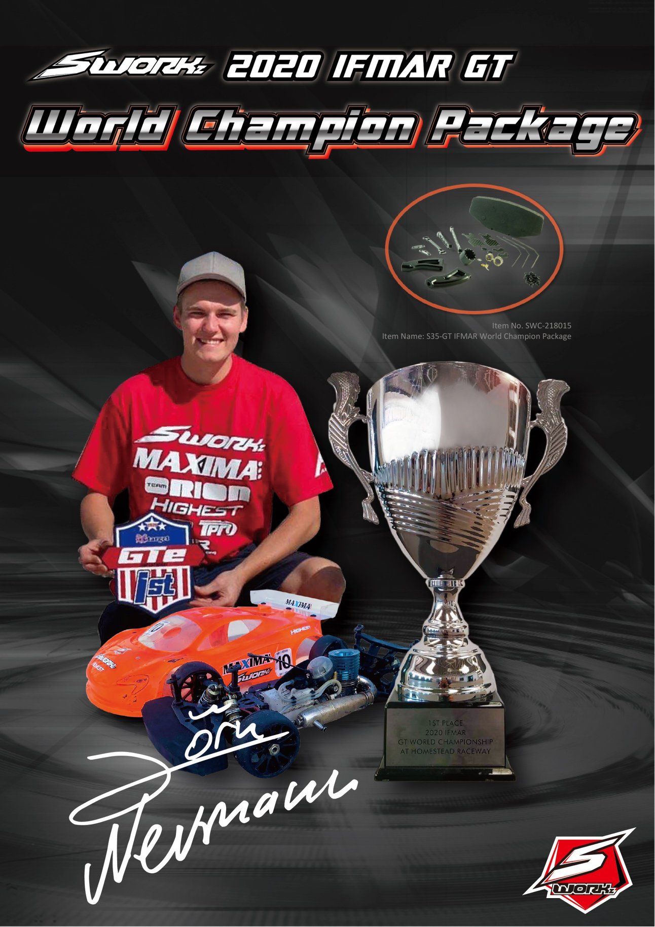 SWC218015 S35-GT IFMAR World Champion Conversion Kit