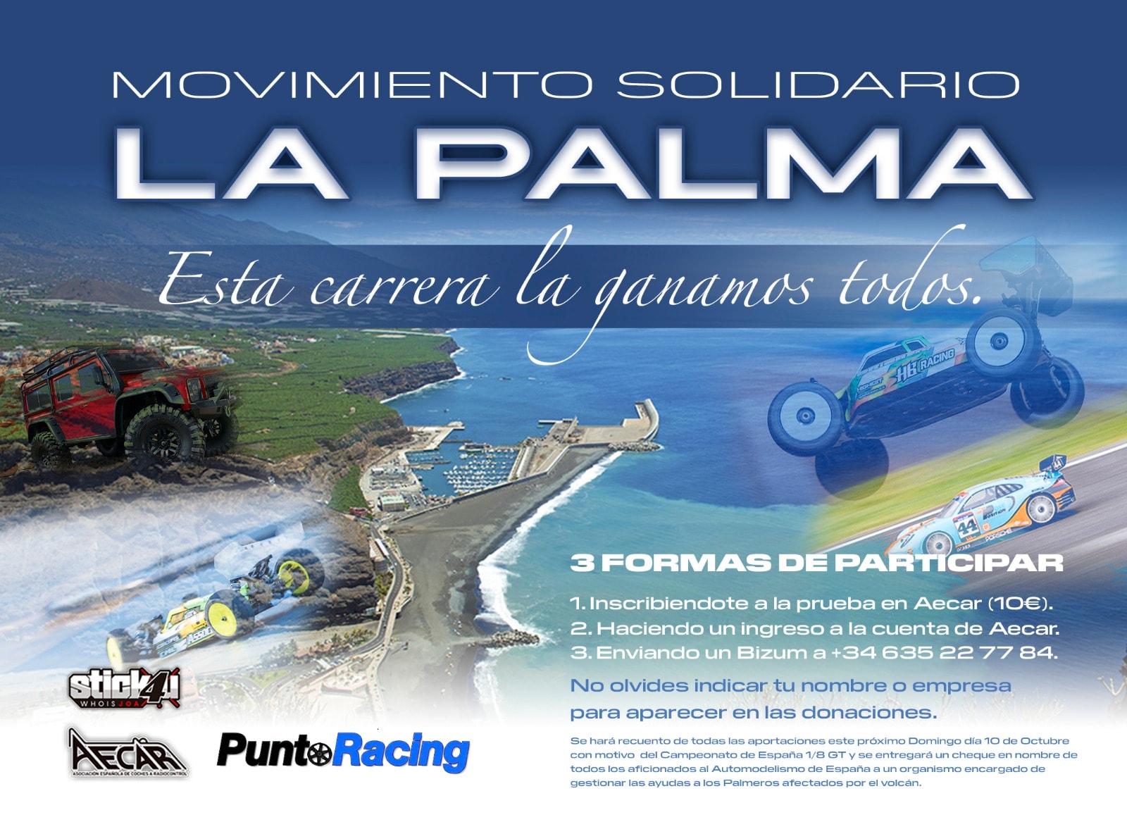 ABIERTA RECAUDACIÓN por LA PALMA !!