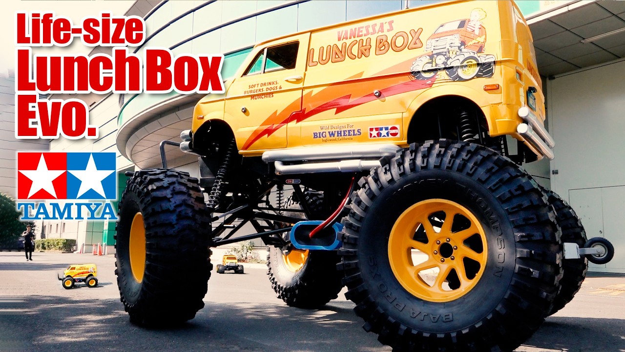 Tamiya Lunch Box EVO life-size: the 1/1 that started at Shizuoka